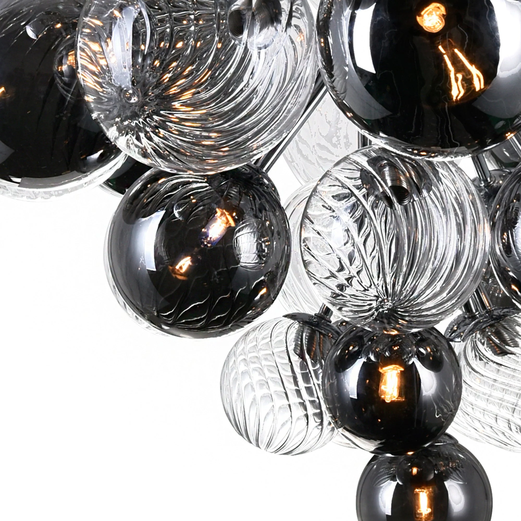 CWI Lighting Pallocino 27 Light 36" Chandelier - Chrome - Image 4