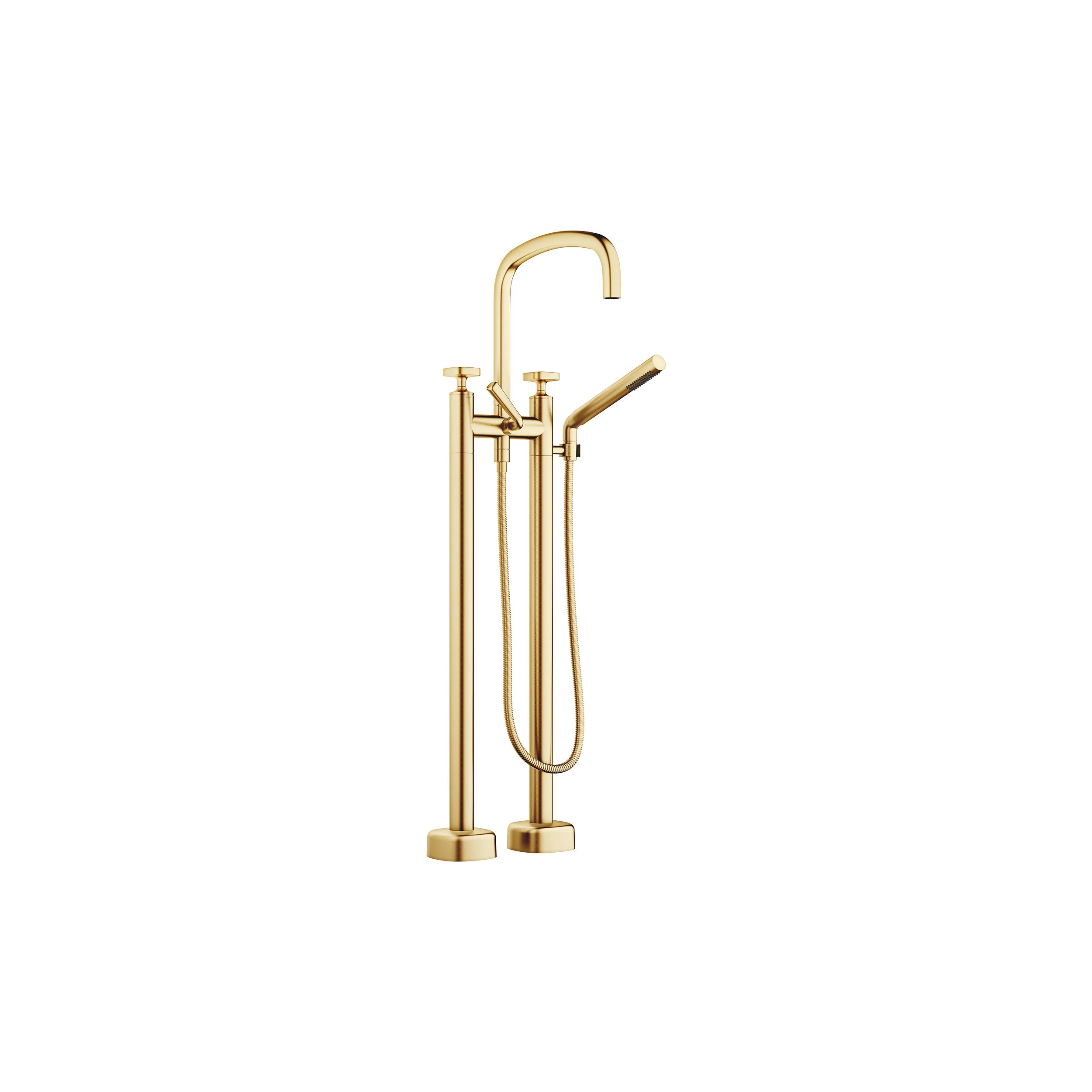 Dornbracht COYA Two-Hole Tub Mixer for Freestanding Installation with Hand Shower Set - Image 4