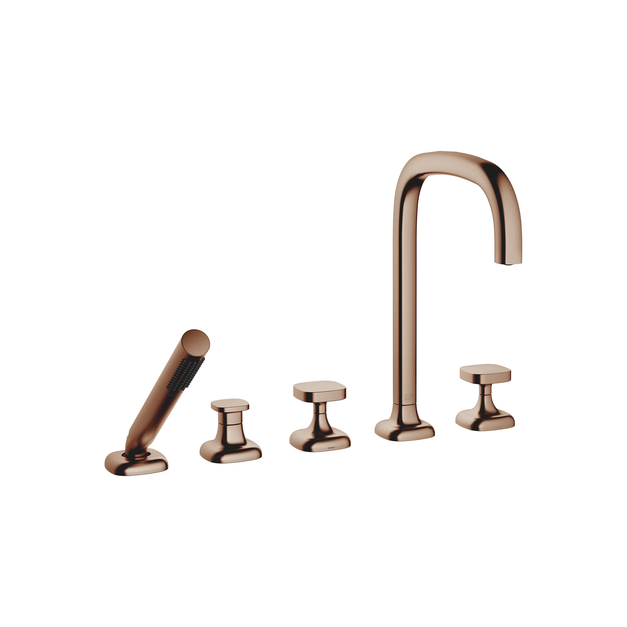 Dornbracht COYA Five Hole Tub Set for Deck-Mounted Tub Installation with Diverter - Image 6